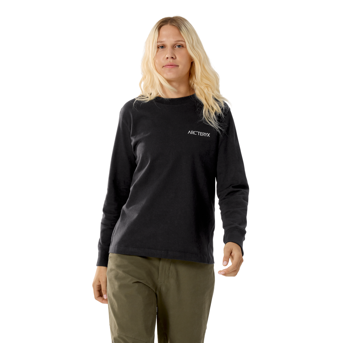 Arc'teryx Women's Kragg Cotton Bird Crew Neck Shirt LS