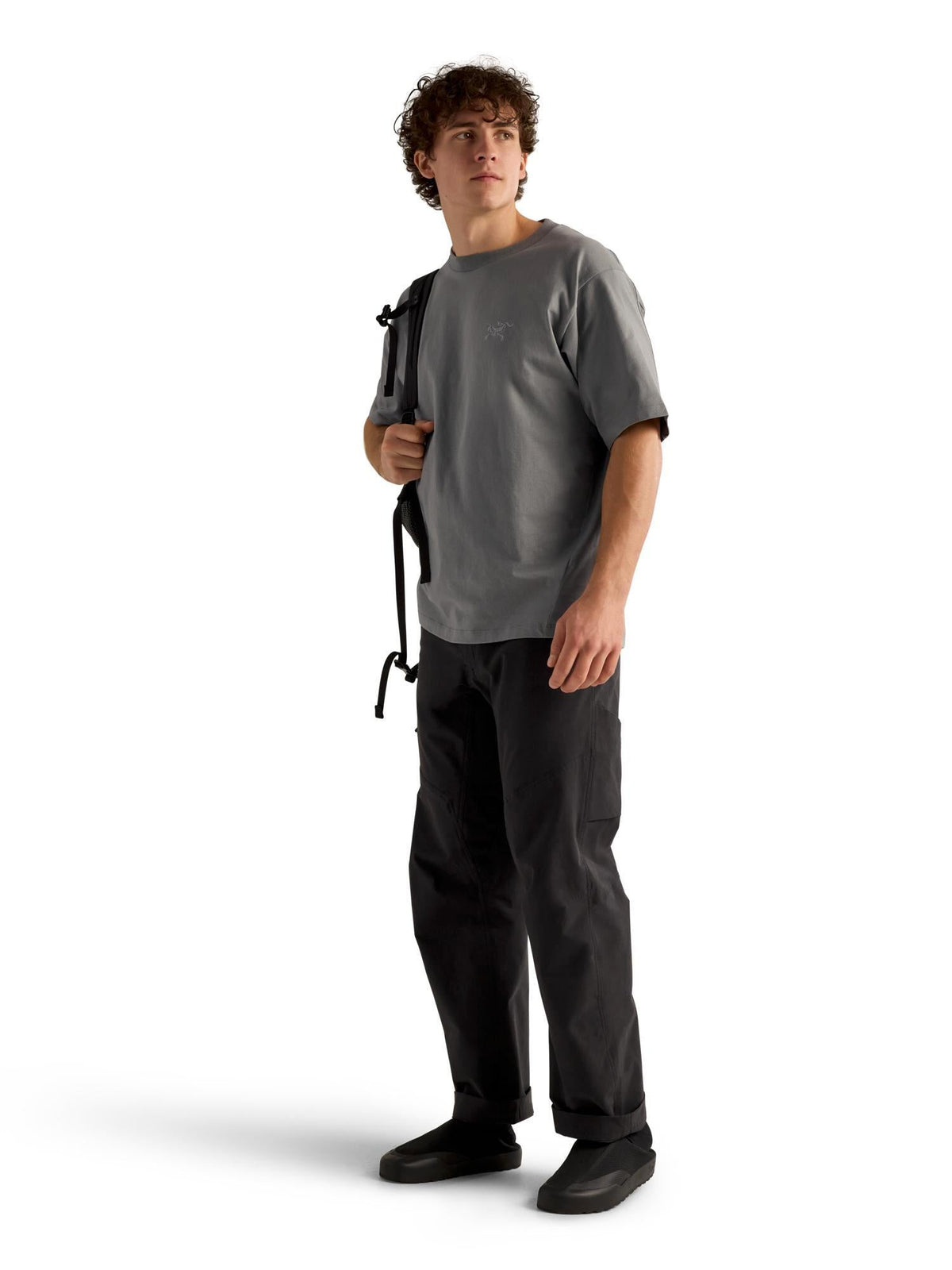 Arc'teryx Men's Kragg Cotton Emblem Crew Shirt SS
