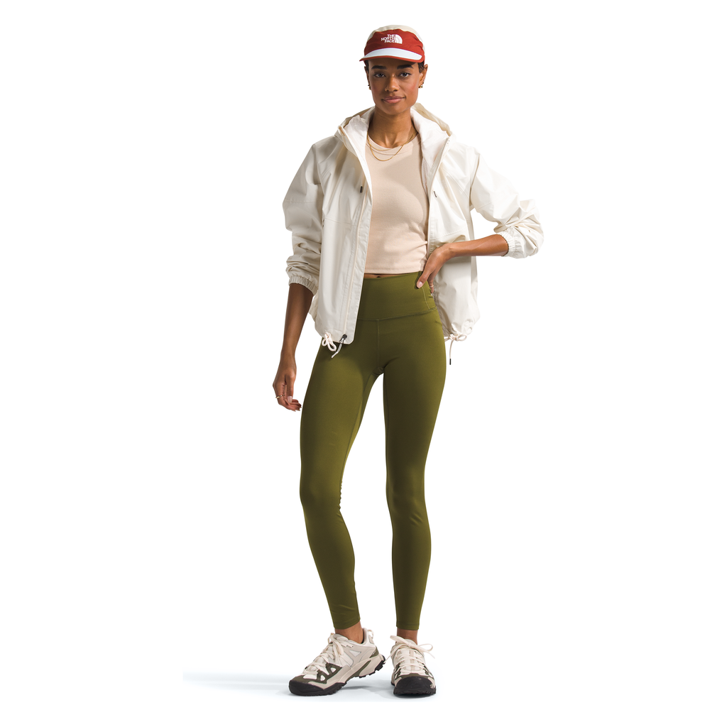 The North Face Women's Antora Rain Hoodie in White Dune