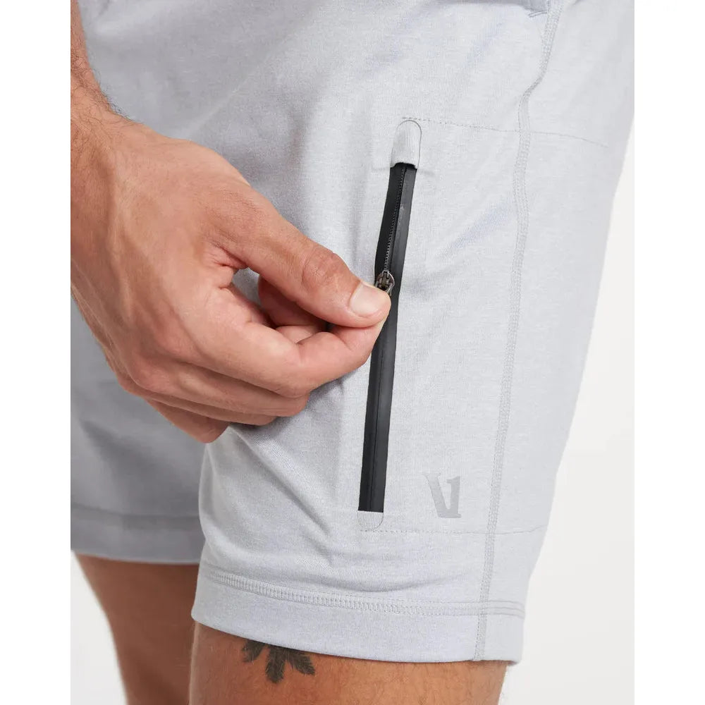 Vuori Men's Sunday Performance Short in Platinum Heather