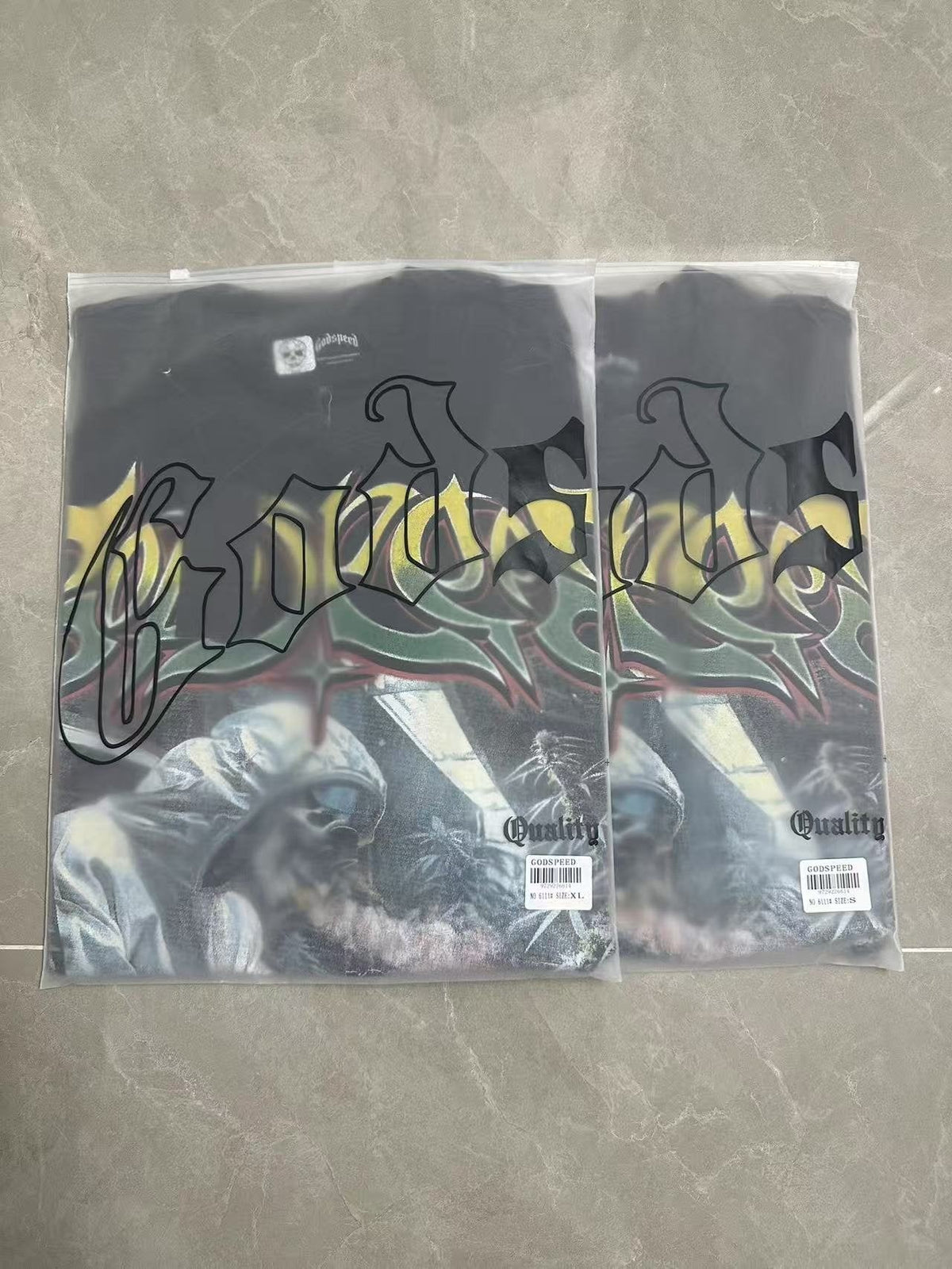 Godspeed It's Legalized Graphic T-Shirt — detail