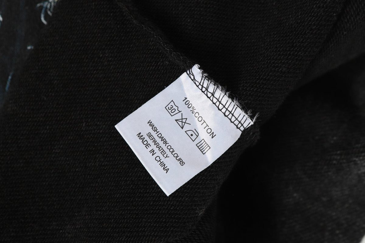 Godspeed Race Before Death Skull Graphic Hoodie — neck_label