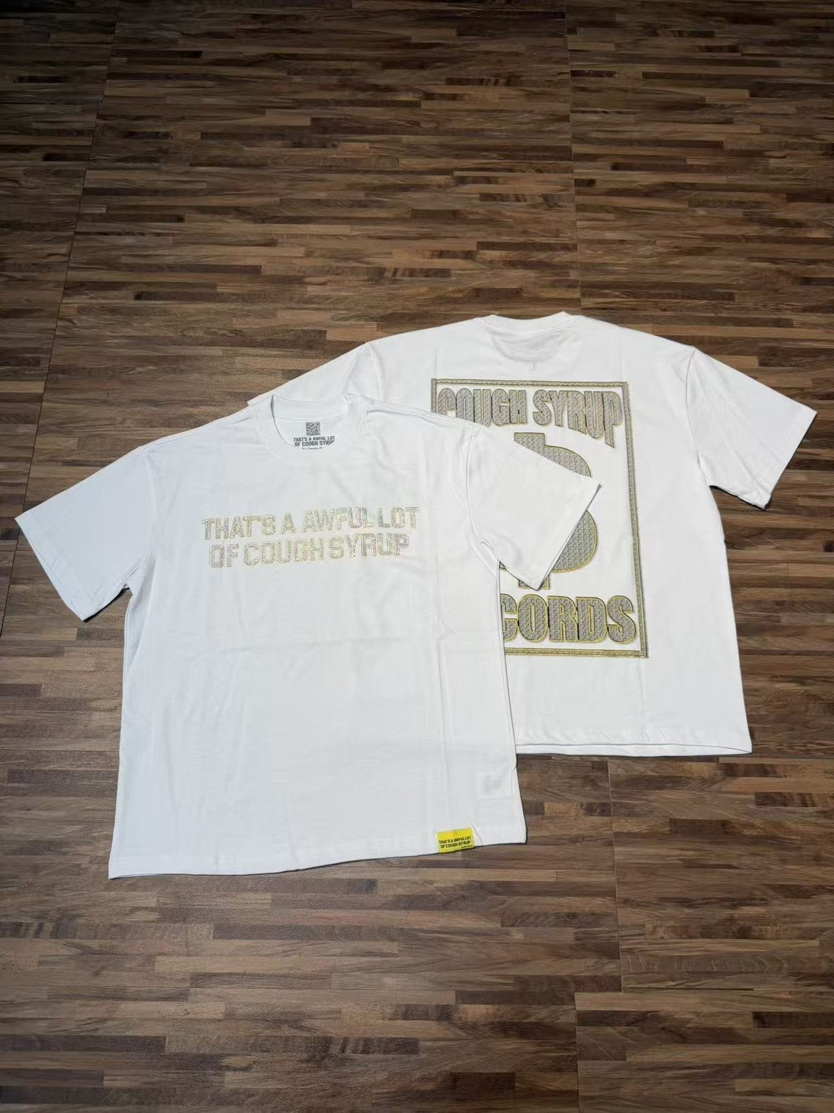 THAT'S A AWFUL LOT OF COUGH SYRUP Dough Syrup Records Dollar Graphic T-Shirt — context