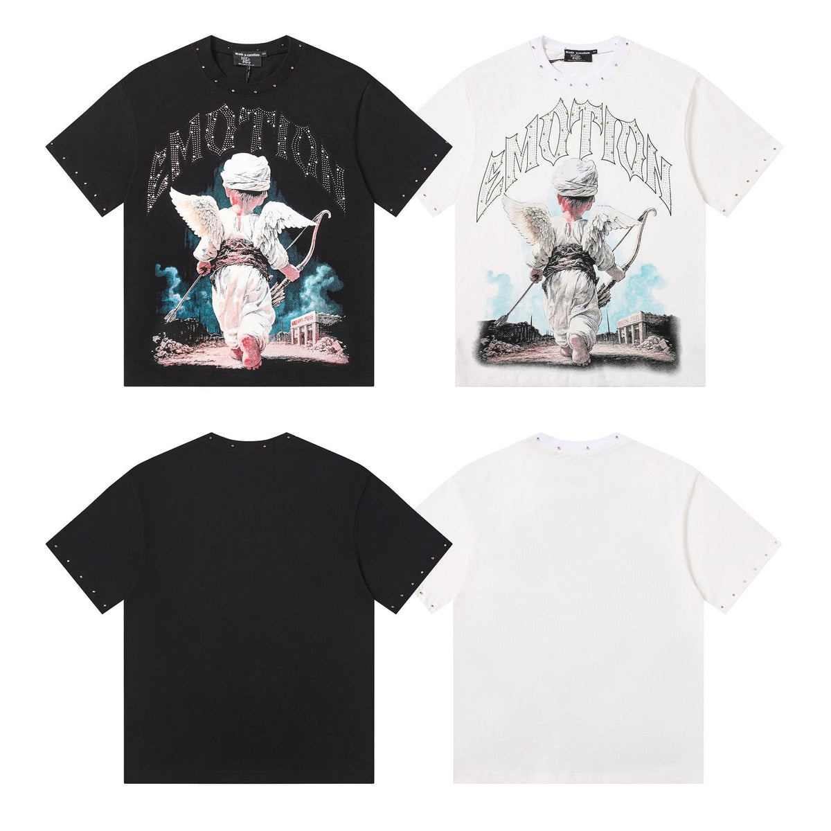 MIXED EMOTION Angel Archer Graphic T-Shirt — comparison