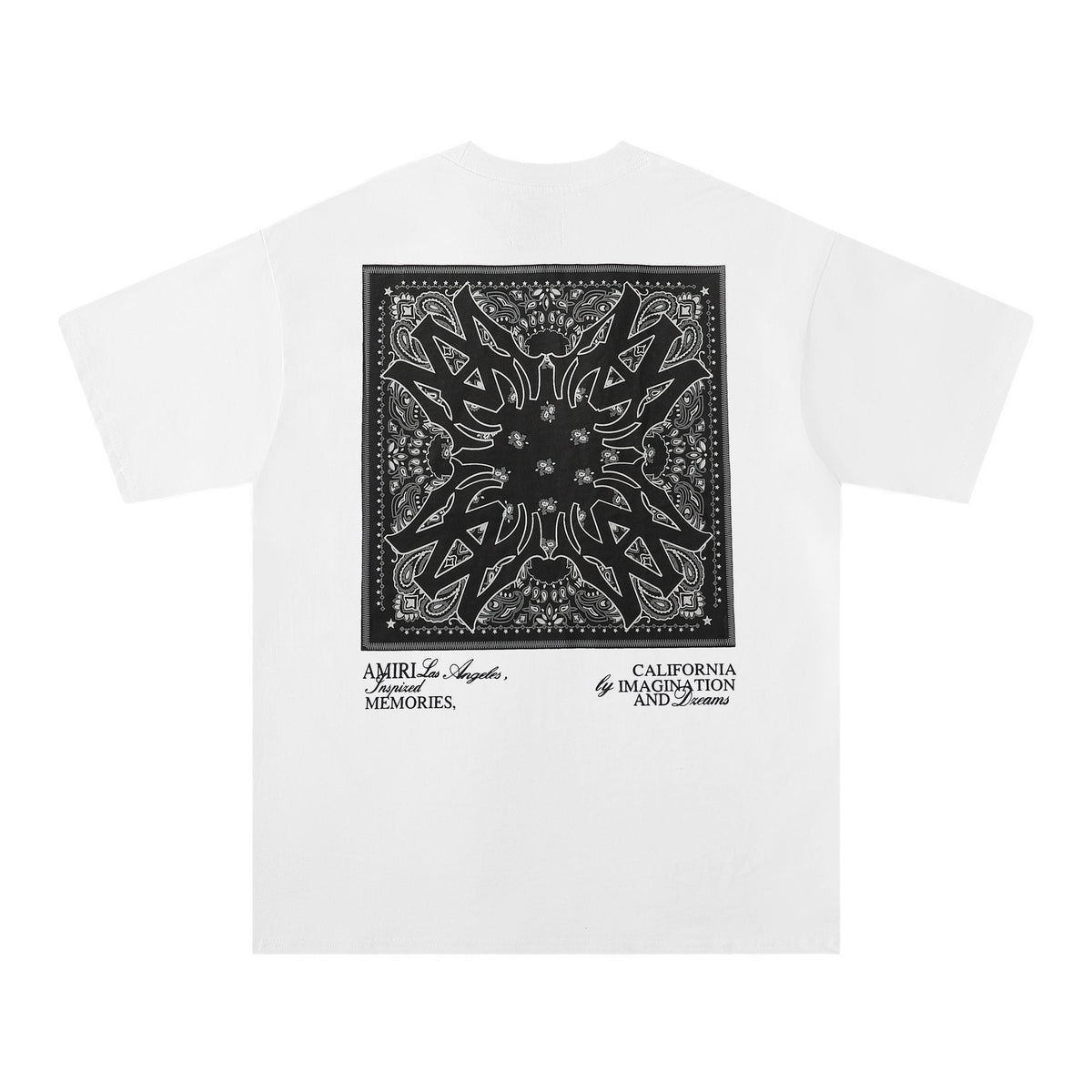 AMIRI Bandana Graphic Short-Sleeve T-Shirt — back