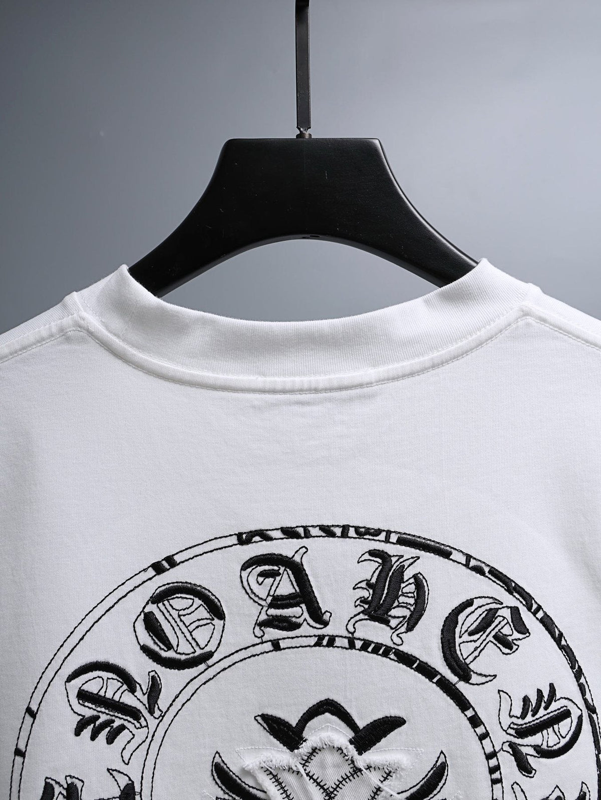 Chrome Hearts Floral Gothic Graphic T-Shirt — detail
