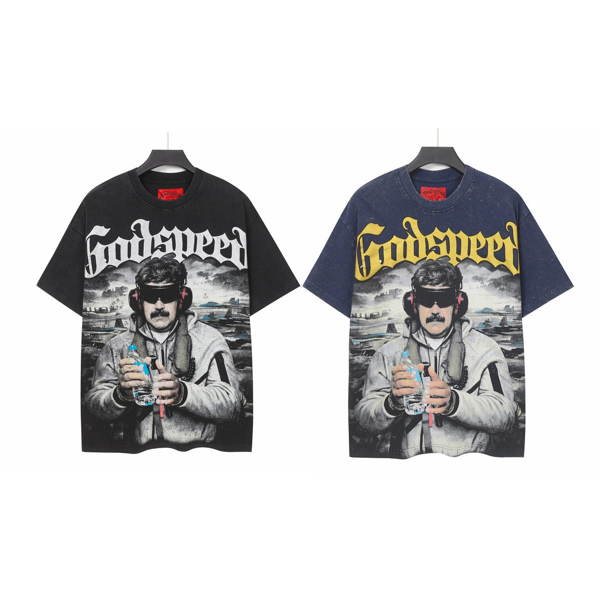 Godspeed Mission Completed Graphic T-Shirt — comparison