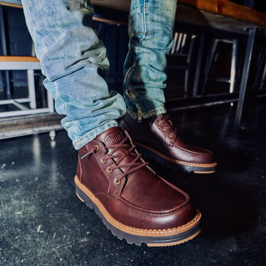 Flint Boot Leather