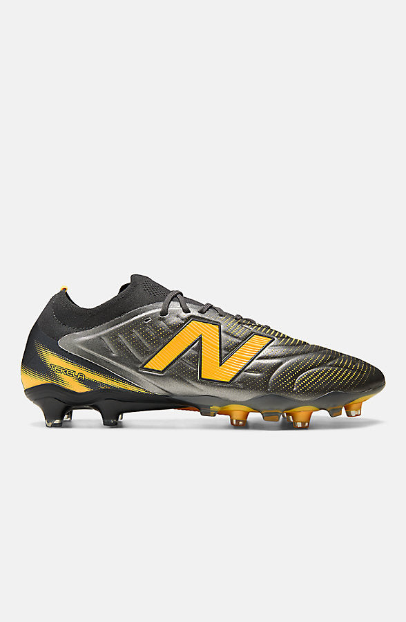 New Balance Men's Tekela Elite Low Laced FG V5 Boots - Harbor Grey/Black Cement