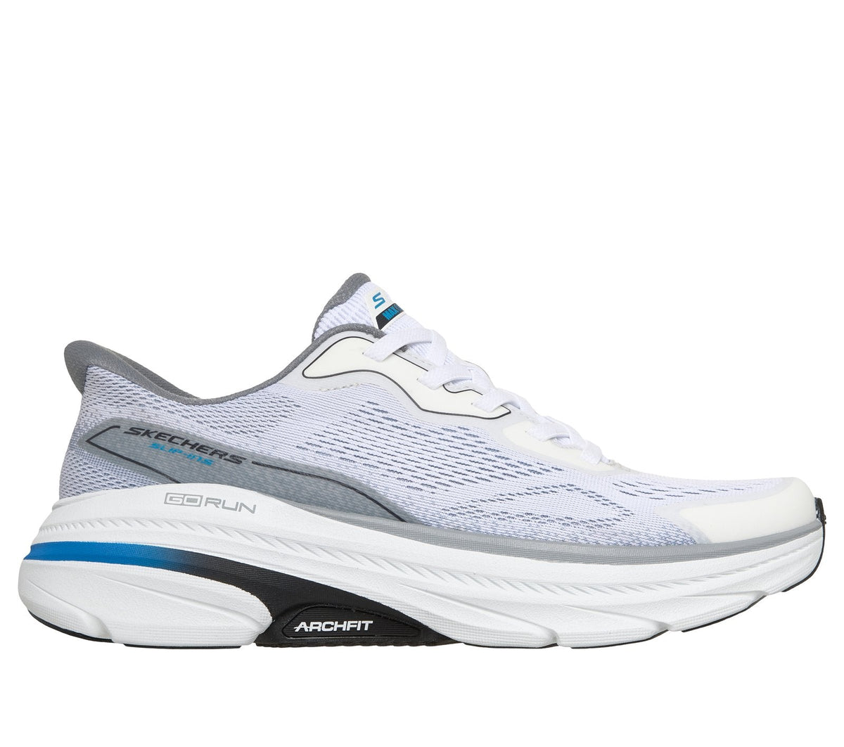 Skechers Slip-ins: Max Cushioning Arch Fit 2.0 - Azusah, WHITE / GRAY
