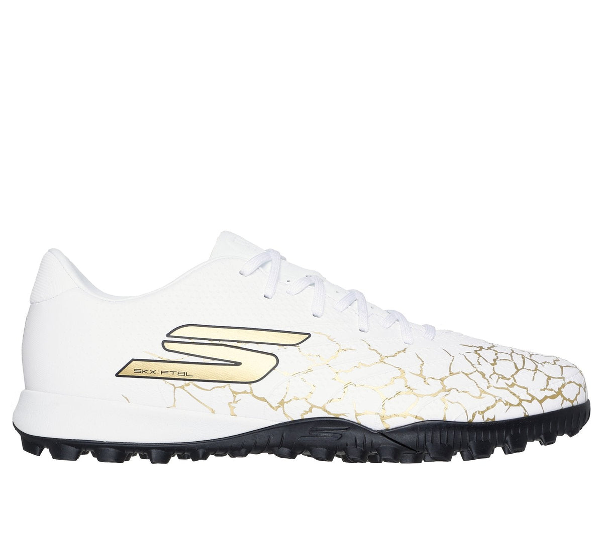 Skechers SKX_1.5 Academy TF, WHITE / BLACK / GOLD