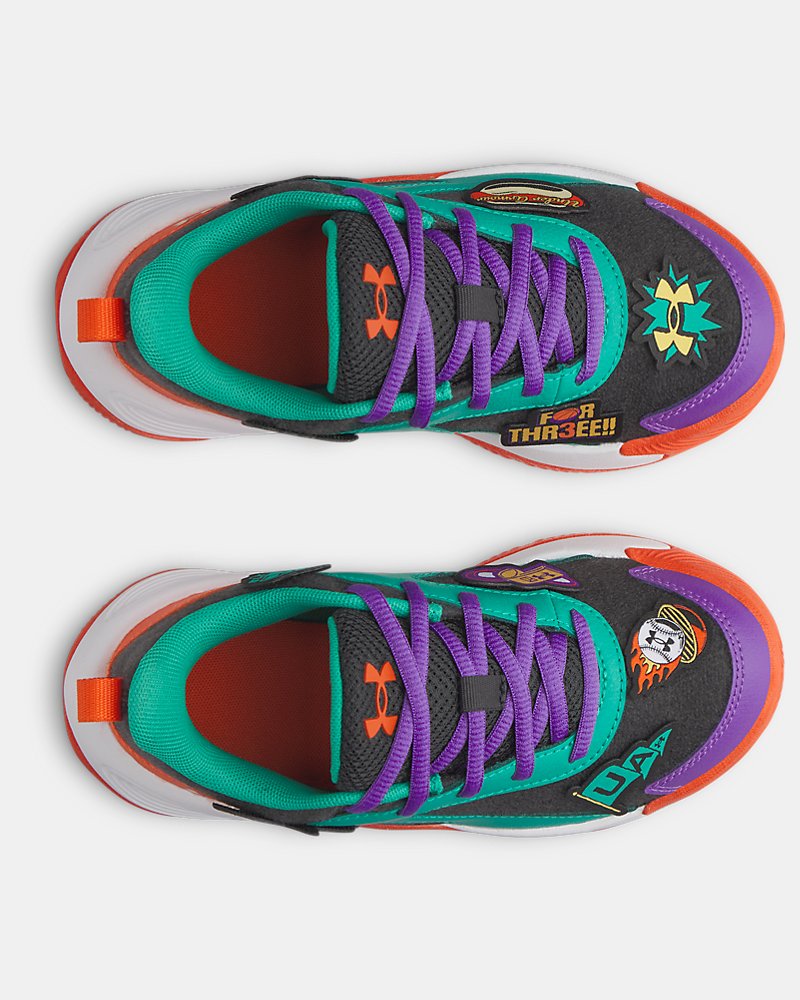 UA Lockdown 8 Patches Pre-School Basketball Shoes | Under Armour