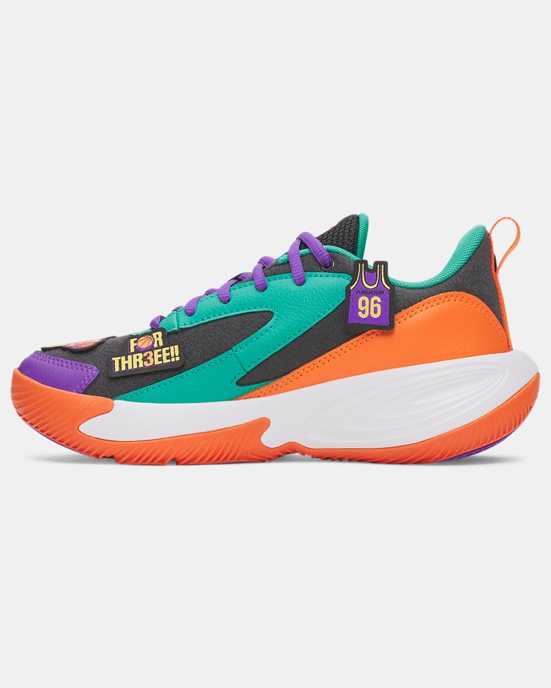 UA Lockdown 8 Patches Grade School Basketball Shoes | Under Armour