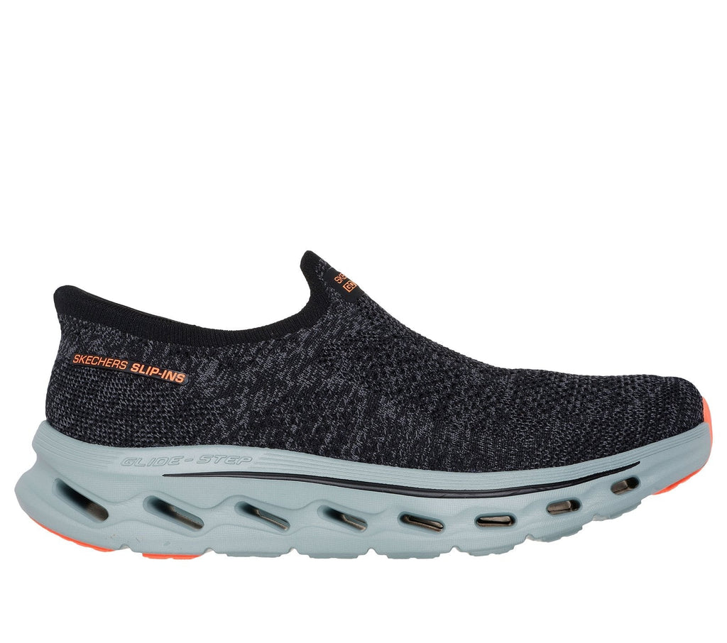 Skechers Slip-ins: GO Walk Glide-Step 2.0 - Caleb, BLACK / GRAY