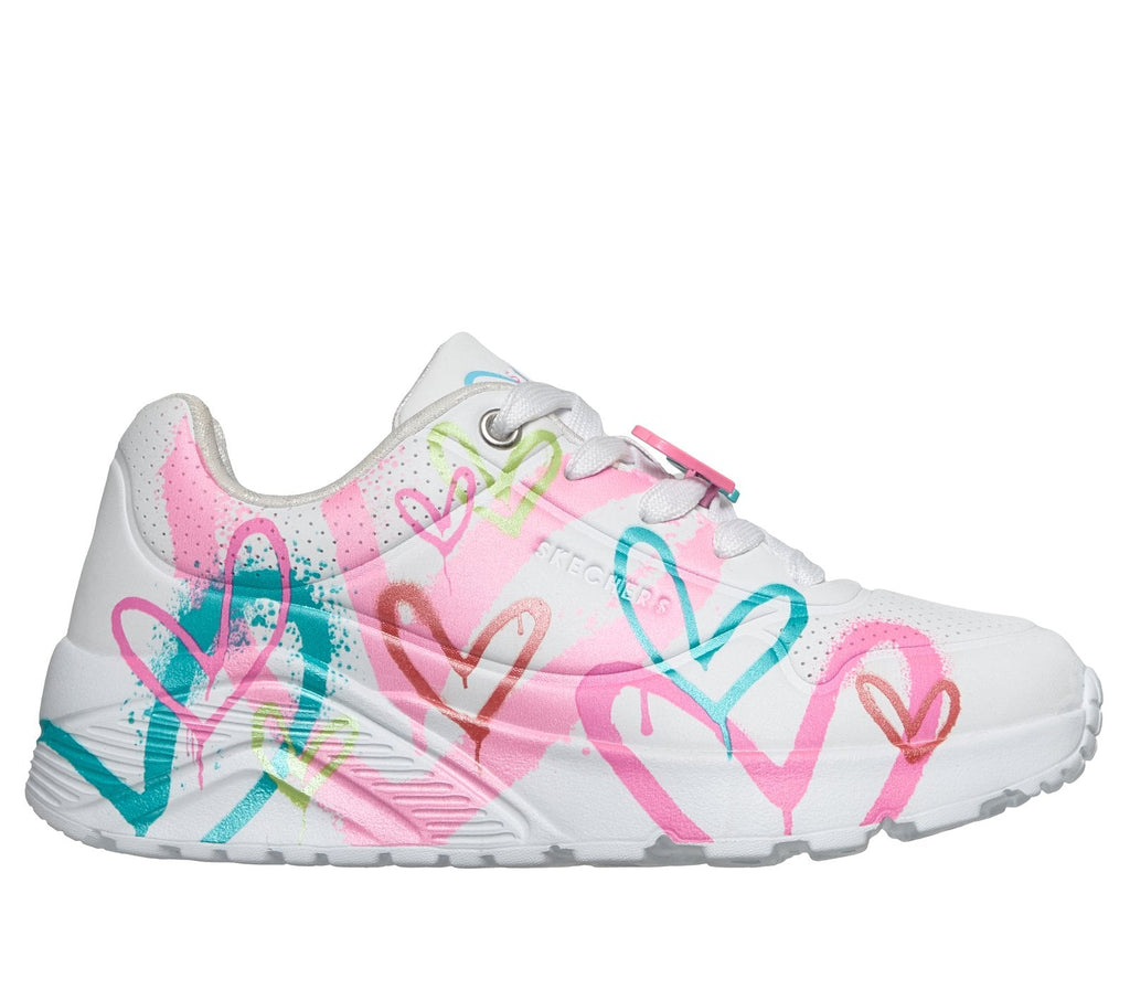 JGoldcrown: UNO Lite - Flutter Hearts, WHITE / MULTI