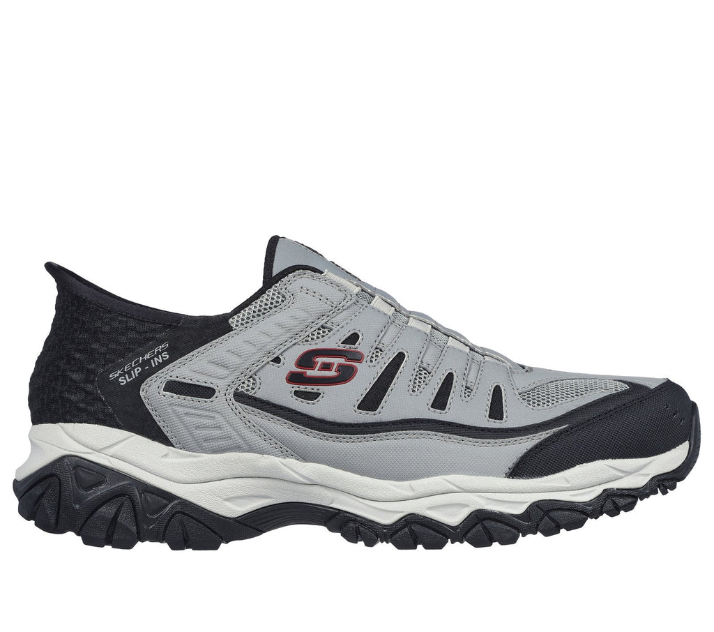 Skechers Slip-ins: After Burn M. Fit - Ridgeburn, GRAY / BLACK