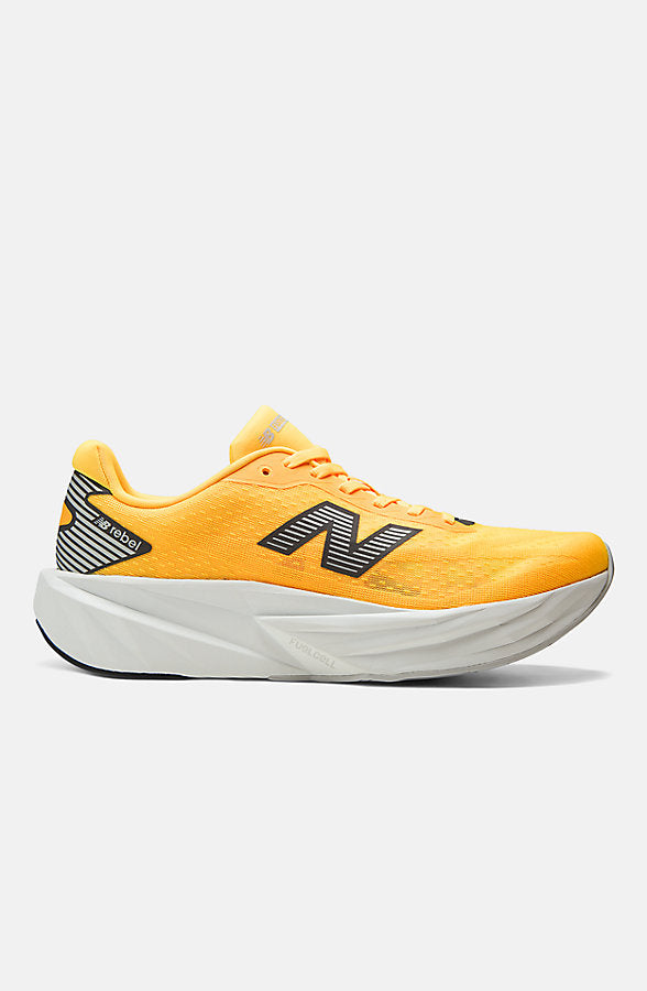 New Balance Men's FuelCell Rebel v5 Shoes - Satsuma Orange/Grey Matter