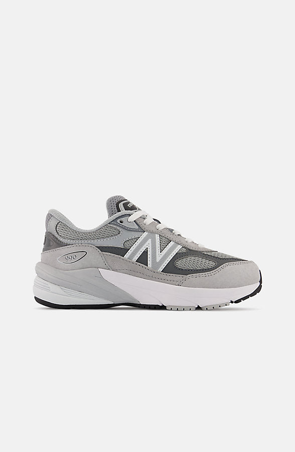 New Balance Kids' FuelCell 990v6 Lace Shoes - Grey/Silver