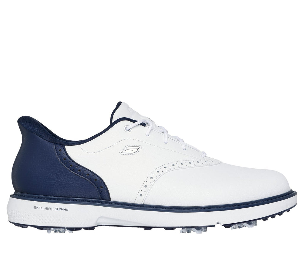 Skechers Slip-ins Waterproof: GO GOLF Prestige, WHITE / NAVY