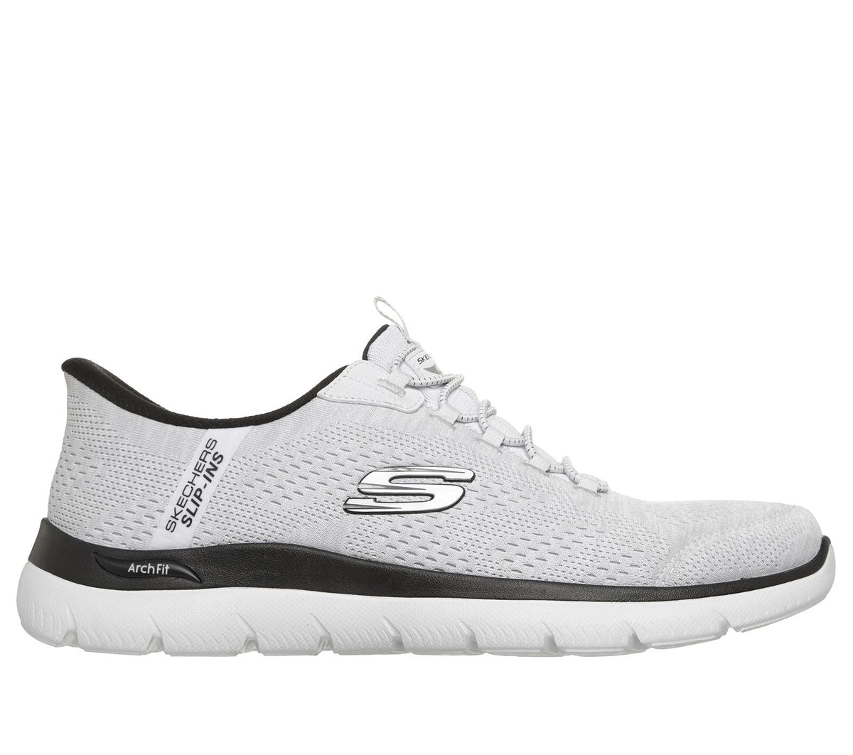 Skechers Slip-ins: Arch Fit Summits - Vorken, WHITE / BLACK