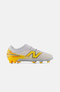 New Balance Furon Team Jnr FG V9 Boots - Fresh Air/Satsuma Orange