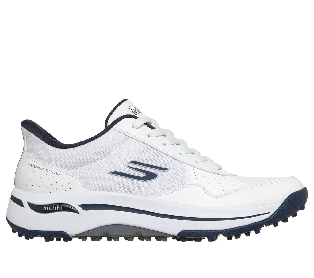 Skechers Slip-ins: GO GOLF Arch Fit - Line Up 2.0, WHITE / NAVY