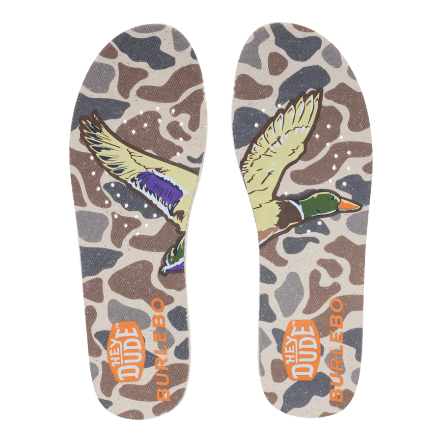 HEYDUDE X BURLEBO Wally Funk Youth Deer Camo