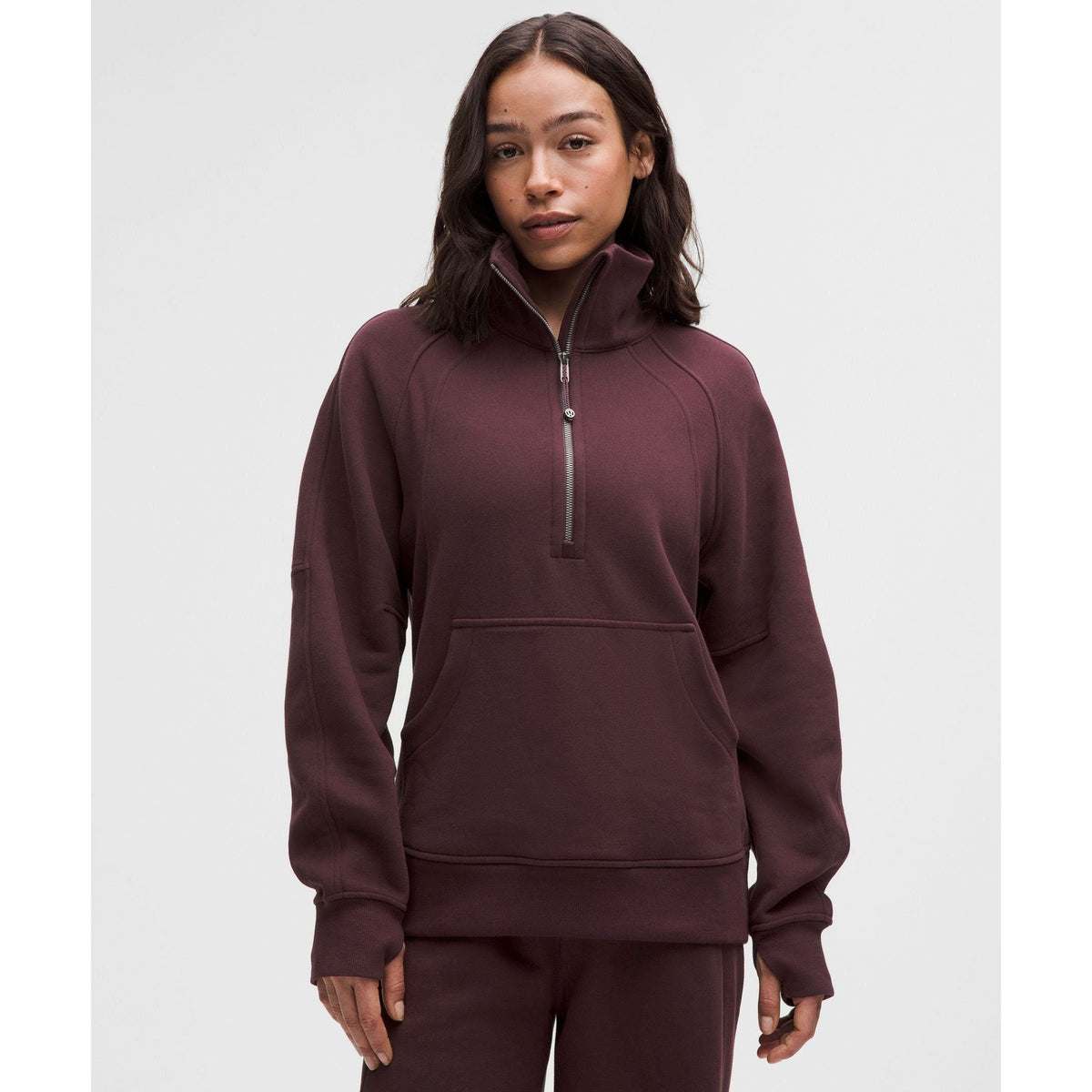 Lululemon Women's Scuba Oversized Funnel-Neck Half Zip